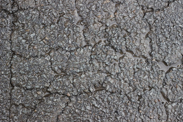 Asphalt wet crack fracture surface texture