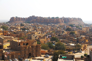 Jaisalmer city in Rajasthan state, India