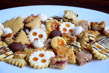 Keksteller, Weihnachtskekse, Weihnachtsplätzchen