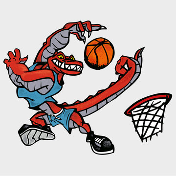 Crocodile basketball player