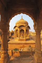 Bada Bagh in Jaisalmer, Rajasthan state, India