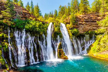 Falls In Northern California, in a River