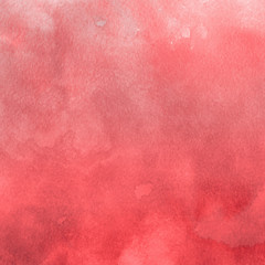 Red watercolor and ink paper textures on white background. Chaotic stylish abstract organic design.
