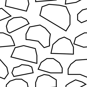 Handmade contrast seamless pattern. Childish craft monochrome wallpaper for birthday card, baby nappy, school party advertising, shop sale poster, holiday wrapping paper, textile, bag print etc.