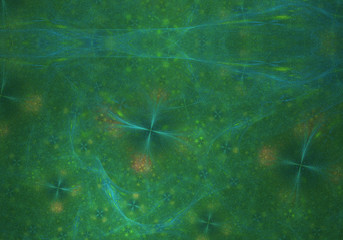 Abstract color dynamic background with lighting effect. Fractal art