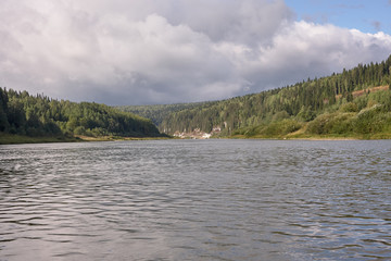 rafting on the Chusovaya river