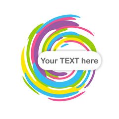 Obraz premium Abstract gear wheel speed colored background