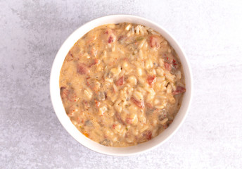Bowl of Crawfish Etouffee with Rice