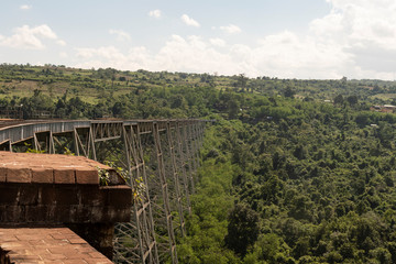 Fototapeta na wymiar Viaducto de Gokteik. Myanmar