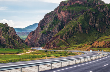 road in mountains