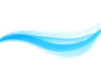 Watercolor abstract wave background