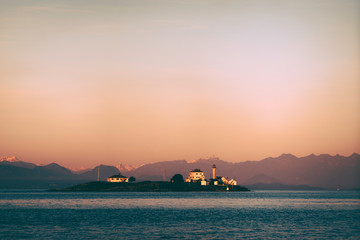 Fototapeta premium Sunset lighthouse