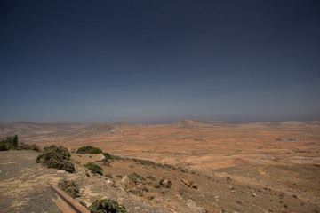 Natural landscape with blue sky in Spain