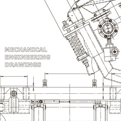 Obraz premium Corporate Identity. Blueprint, scheme, plan, sketch. Technical illustrations