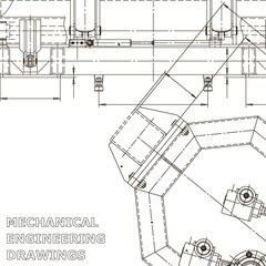 Corporate Identity. Computer aided design systems. Blueprint, scheme, plan, sketch. Technical. Industry