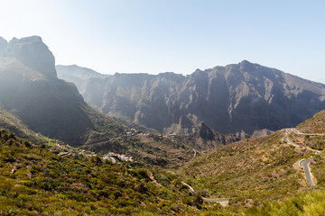 Fototapeta na wymiar Masca Dorf im Teno Gebirge auf Teneriffa, Kanarische Inseln, Spanien