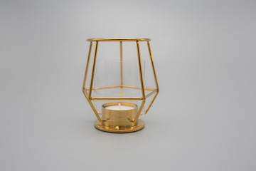 golden candlestick for candles
