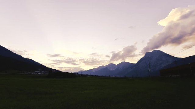 Sonnenuntergang Timelapse