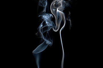 abstract smoke on black background