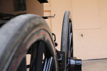 Horse-drawn carriage, vintage