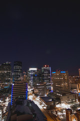 Edmonton city views from skyscraper