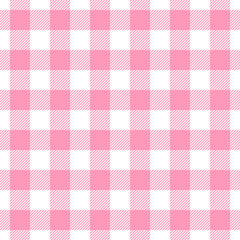 Seamless Pattern Plaid Texture, pink Background