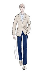 FASHIONABLE MAN IN JACKET