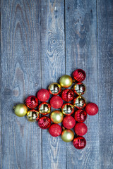 beads in the shape of a Christmas tree