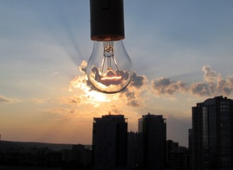 sunset lamp