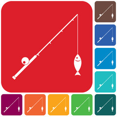 Fishing rod icon