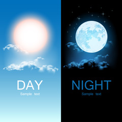 Day and night illustration © d1sk