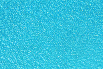 Texture of water in the pool the top view
