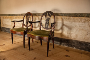 Two Chairs, Sao Martinho Monastery, Tibaes, Portugal