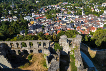 Fototapeta premium Koenigstein im Taunus, Germany. Top view