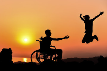 Be free to be disabled! peace and happiness