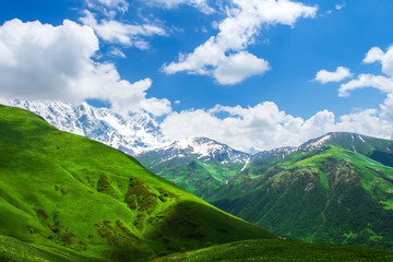 Fototapeta premium Svaneti mountains in Georgia