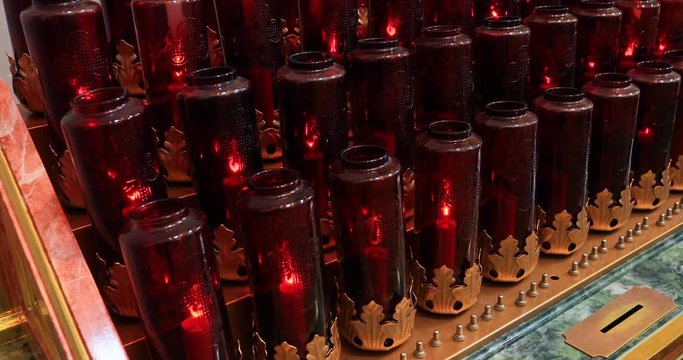 Mission San Juan Capistrano California prayer candles. Mission San Juan Capistrano was a Spanish mission. Oldest building in California still in use. The Jewel of the Missions.