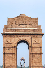 India Gate world war memorial in New Delhi, India.