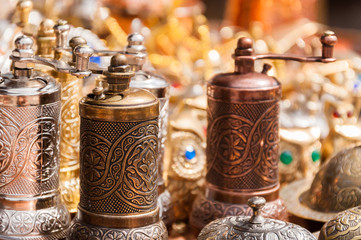 Turkish salt and pepper grinders