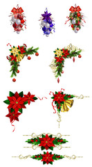 Fototapeta premium Christmas elements for your designs