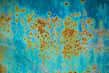 Rust. Texture and background of old and rusty metal. Damage and corrosion.