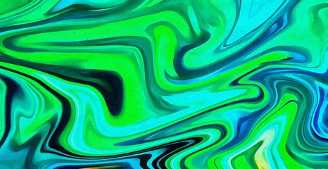 Abstract watercolor. Marble high quality texture. Multicolor waves. Liquid oil paint in water. Chaotic design.