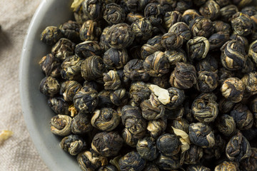Dried Organic Jasmine Pearl Tea
