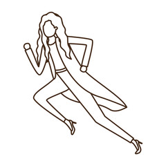 business woman avatar character