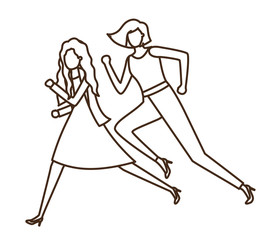 business women avatar character