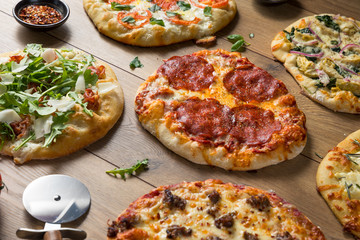 Gourmet Homemade Assorted Wood Fired Pizzas