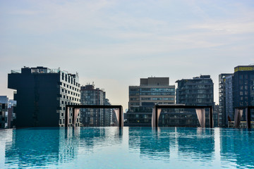 Rooftop infinity pool