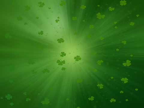 St Patrick Day Green Background