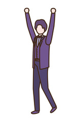 business man avatar character