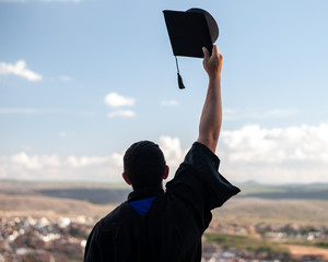 Graduation cap, square academic cap